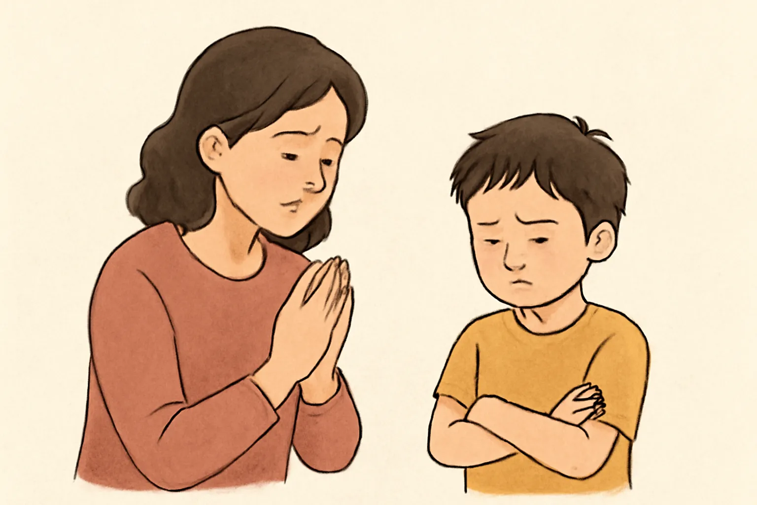 oración para que un hijo cambie de actitud
