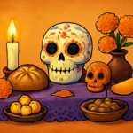 que se pone en los altares de muertos